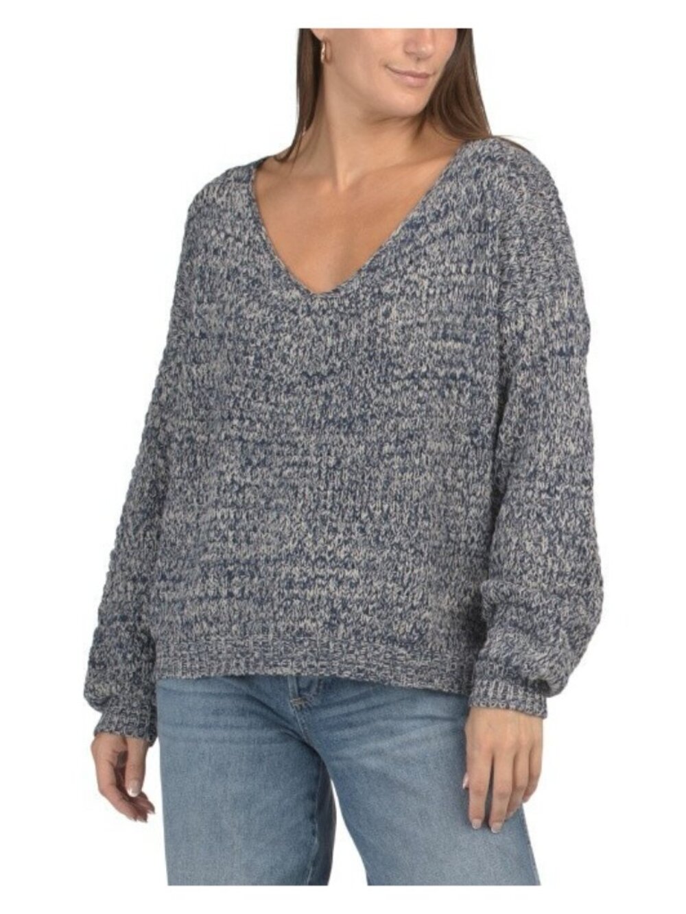 LaBiz oversized heathered sweater